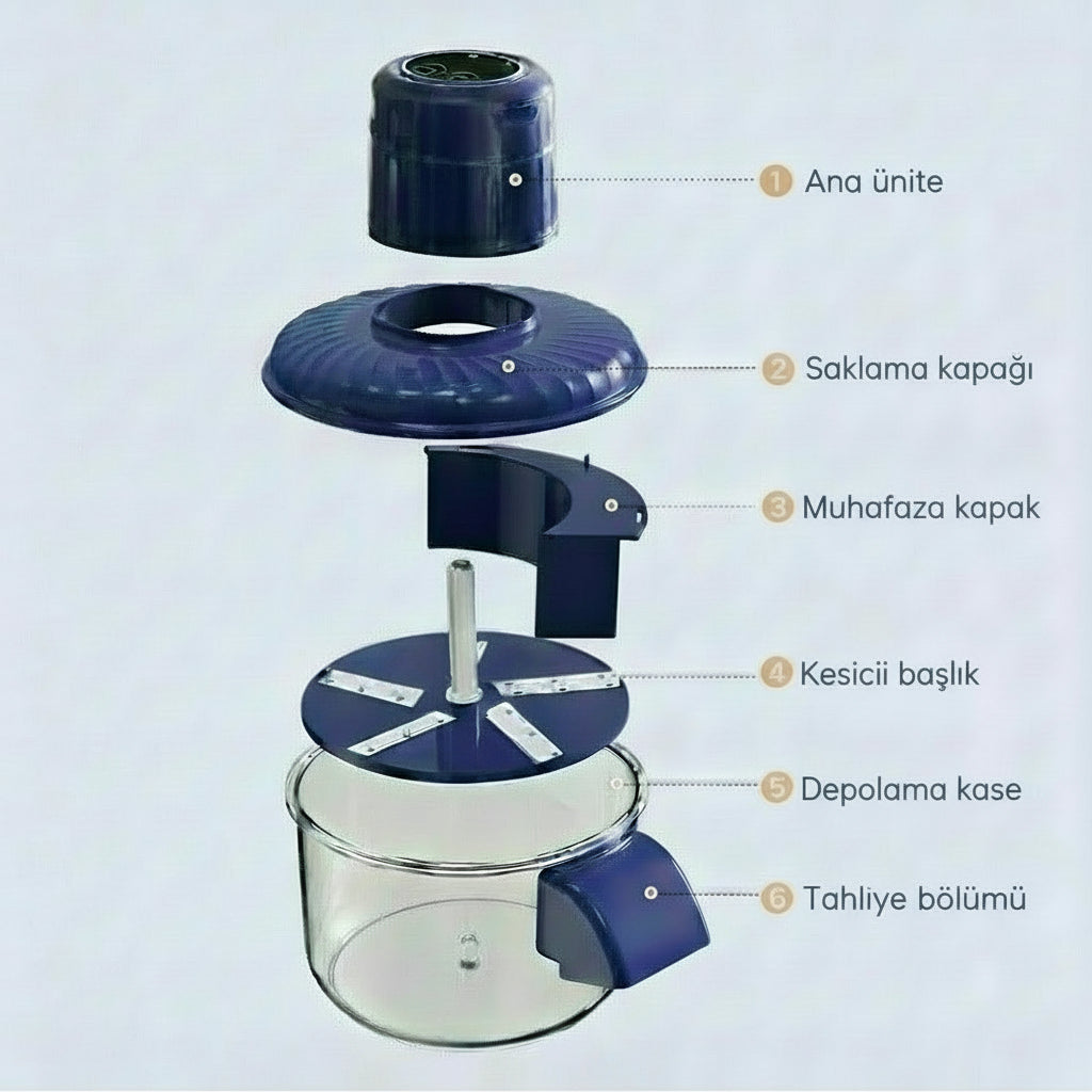 Elektrikli Meyve Ve Sebze Soyma Makinesi