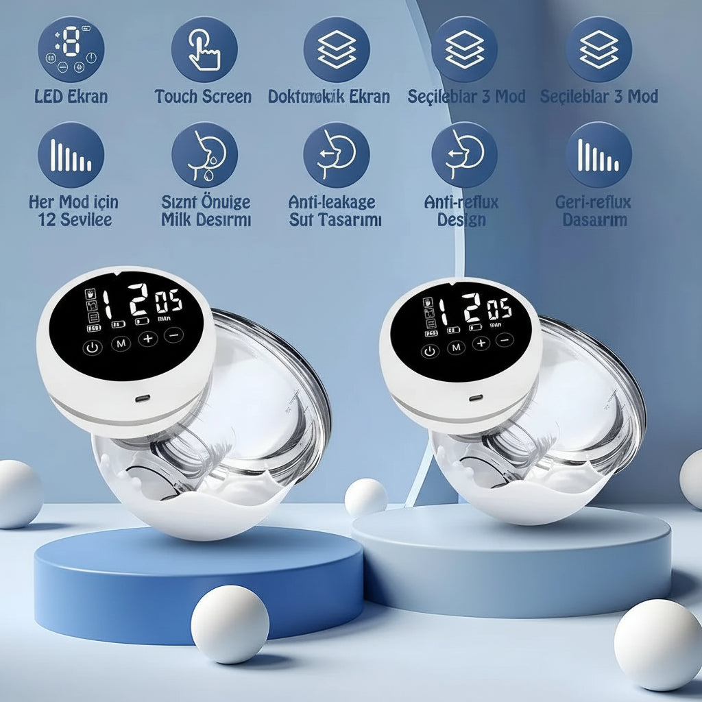 Elektrikli Göğüs Pompası 180 ml+180 ml